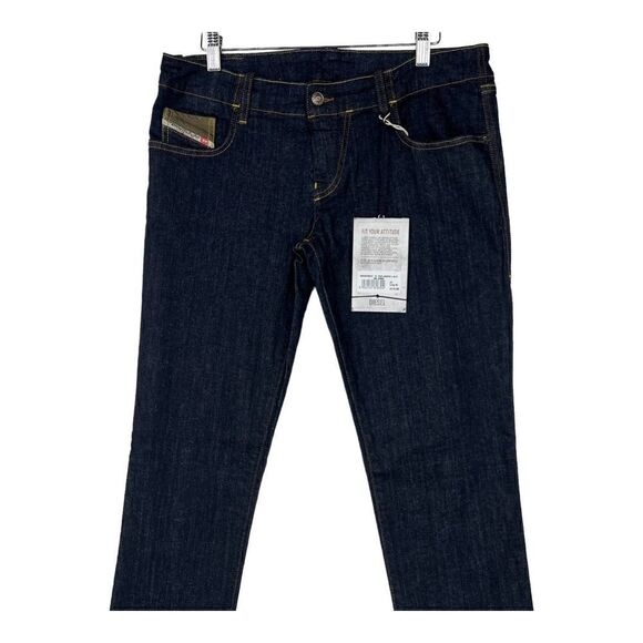 New Diesel GRUPEE Women Denim Blue Jeans Wash Stretch Super Skinny Leg US 32 /30 - Picture 4 of 14